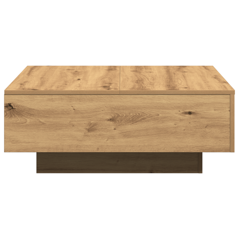 vidaXL Coffee Table Artisan Oak 80x80x31 cm Engineered Wood