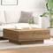 vidaXL Coffee Table Artisan Oak 80x80x31 cm Engineered Wood