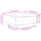vidaXL Coffee Table with LED Lights Artisan Oak 80x80x31 cm
