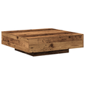 vidaXL Coffee Table - Old Wood, 100x100x31 cm, Made from Engineered Wood
