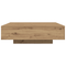 vidaXL Coffee Table with LED Lights Artisan Oak 100x100x31 cm
