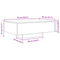 vidaXL Coffee Table with LED Lights Old Wood 85x55x31 cm