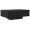 vidaXL Coffee Table with LED Lights Black Oak 85x55x31 cm