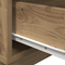 vidaXL Bedside Cabinet with LED Lights Artisan Oak 100x36x49 cm