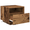 vidaXL Bedside Cabinets with LED Lights 2 pcs Old Wood 40x39x37 cm