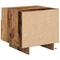 vidaXL Bedside Cabinets with LED Lights 2 pcs Old Wood 40x39x37 cm