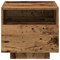 vidaXL Bedside Cabinets with LED Lights 2 pcs Old Wood 40x39x37 cm