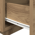 vidaXL Bedside Cabinets with LED Lights 2 pcs Artisan Oak 40x39x37 cm