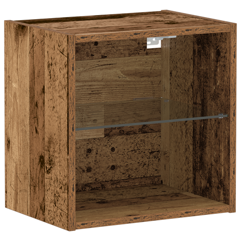 vidaXL Floating Shelf Old Wood 40x28,5x40 cm Engineered Wood