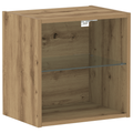 vidaXL Floating Shelf Artisan Oak 40x28,5x40 cm Engineered Wood