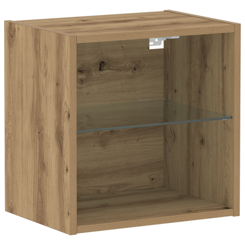 vidaXL Floating Shelf Artisan Oak 40x28,5x40 cm Engineered Wood