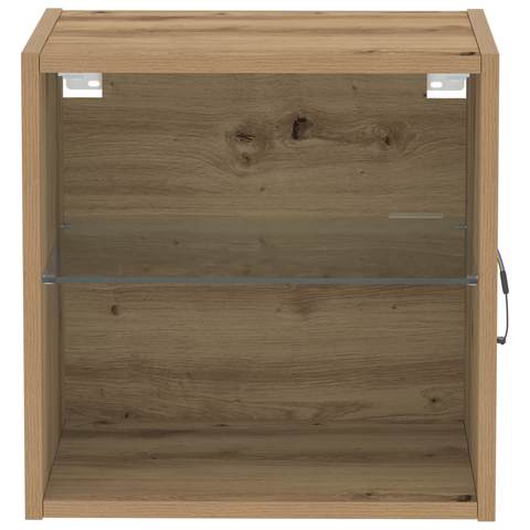 vidaXL Floating Shelf Artisan Oak 40x28,5x40 cm Engineered Wood