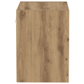 vidaXL Floating Shelf Artisan Oak 40x28,5x40 cm Engineered Wood