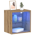 vidaXL Floating Shelf Artisan Oak 40x28,5x40 cm Engineered Wood