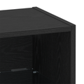 vidaXL Floating Shelf Black Oak 40x28,5x40 cm Engineered Wood