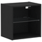 vidaXL Floating Shelf Black Oak 40x28,5x40 cm Engineered Wood