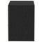 vidaXL Floating Shelf Black Oak 40x28,5x40 cm Engineered Wood