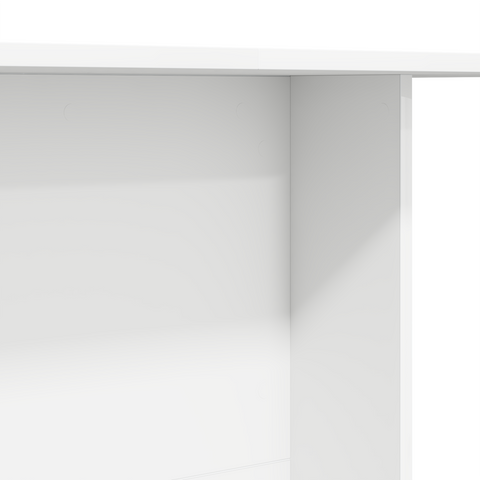 vidaXL Dining Table White 110x60x75 cm Engineered Wood