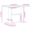 vidaXL Dining Table White 110x60x75 cm Engineered Wood