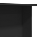 vidaXL Dining Table Black 100x60x75 cm Engineered Wood