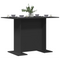 vidaXL Dining Table Black 100x60x75 cm Engineered Wood