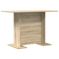 vidaXL Dining Table Sonoma Oak 110x60x75 cm Engineered Wood