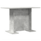 vidaXL Dining Table Concrete Grey 110x60x75 cm Engineered Wood