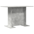 vidaXL Dining Table Concrete Grey 110x60x75 cm Engineered Wood