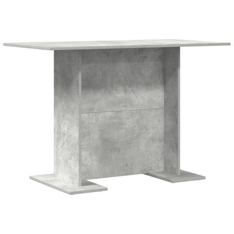 vidaXL Dining Table Concrete Grey 110x60x75 cm Engineered Wood