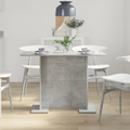 vidaXL Dining Table Concrete Grey 110x60x75 cm Engineered Wood