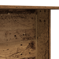 vidaXL Dining Table Old Wood 110x60x75 cm Engineered Wood
