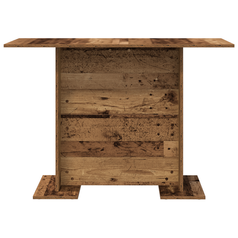 vidaXL Dining Table Old Wood 110x60x75 cm Engineered Wood