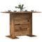 vidaXL Dining Table Old Wood 110x60x75 cm Engineered Wood