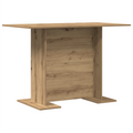 vidaXL Dining Table Artisan Oak 110x60x75 cm Engineered Wood