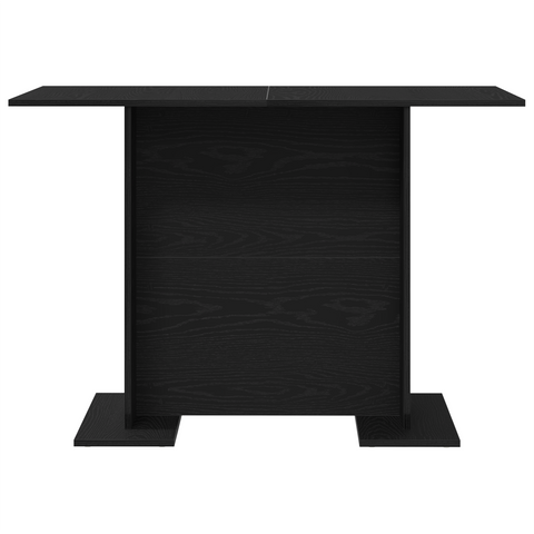 vidaXL Dining Table Black Oak 110x60x75 cm Engineered Wood
