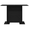 vidaXL Dining Table Black Oak 110x60x75 cm Engineered Wood