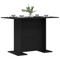 vidaXL Dining Table Black Oak 110x60x75 cm Engineered Wood