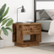 vidaXL Bedside Cabinet Old Wood 45x34x44 cm Engineered Wood