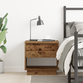 vidaXL Bedside Cabinet Old Wood 45x34x44 cm Engineered Wood