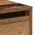 vidaXL Bedside Cabinet 2 pcs Old Wood 45x34x45 cm Engineered Wood