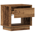 vidaXL Bedside Cabinet 2 pcs Old Wood 45x34x45 cm Engineered Wood