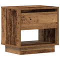 vidaXL Bedside Cabinet 2 pcs Old Wood 45x34x45 cm Engineered Wood