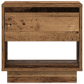 vidaXL Bedside Cabinet 2 pcs Old Wood 45x34x45 cm Engineered Wood