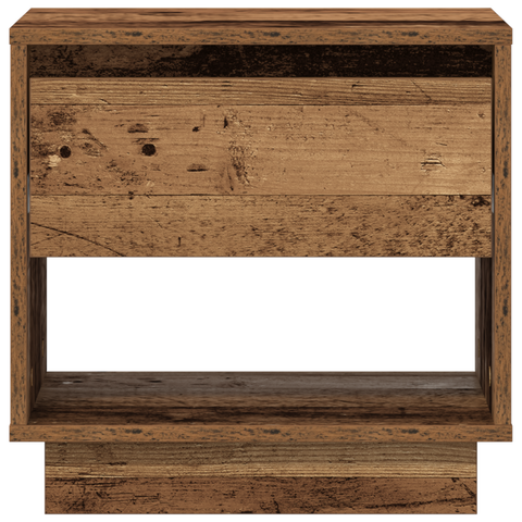 vidaXL Bedside Cabinet 2 pcs Old Wood 45x34x45 cm Engineered Wood