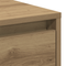 vidaXL Bedside Cabinet Artisan Oak 45x34x46 cm Engineered Wood