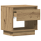 vidaXL Bedside Cabinet Artisan Oak 45x34x46 cm Engineered Wood
