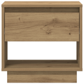 vidaXL Bedside Cabinet Artisan Oak 45x34x46 cm Engineered Wood