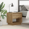 vidaXL Bedside Cabinet Artisan Oak 45x34x46 cm Engineered Wood