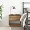 vidaXL Bedside Cabinet Artisan Oak 45x34x46 cm Engineered Wood