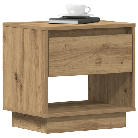 vidaXL Bedside Cabinet Artisan Oak 45x34x46 cm Engineered Wood